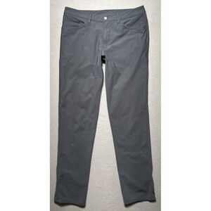 Lululemon ABC 5 Pocket Warpstreme Pants Mens 32x32 Gray Classic Straight Stretch